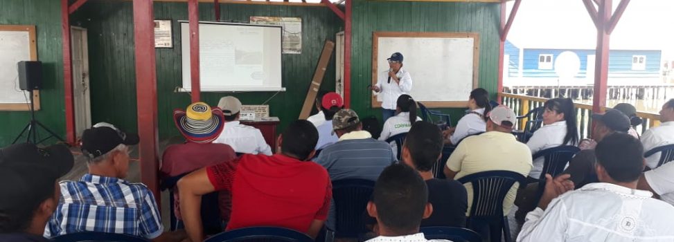 Corpamag socializa obras de mantenimiento a ejecutar en cuatro caños de la Ciénaga Grande