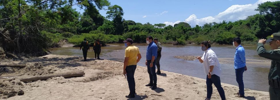 Corpocesar suspendió transitoriamente extracción de material de arrastre en la margen izquierda del rio Cesar en el corregimiento de Guacochito