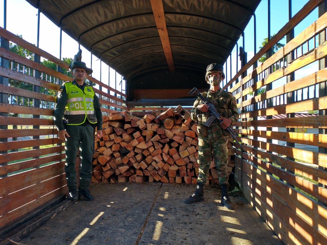 Operativo detiene tala indiscriminada en Acacías