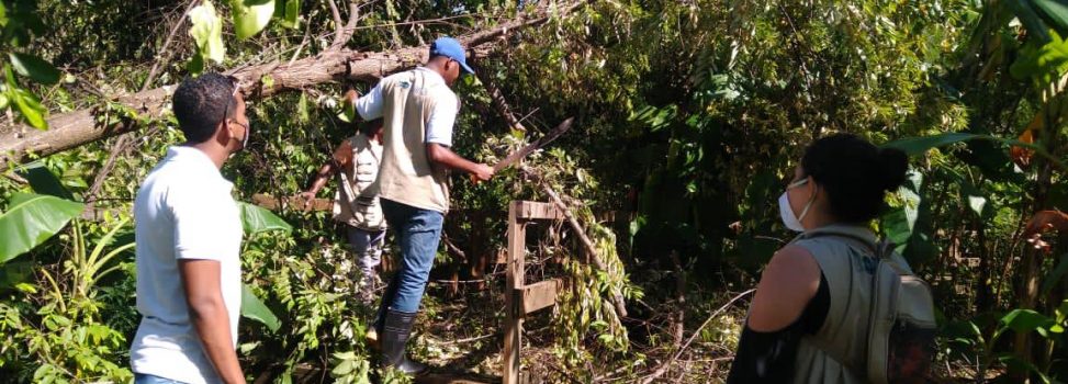 CORALINA ENTREGA BALANCE ECOLÓGICO POST HURACÁN IOTA