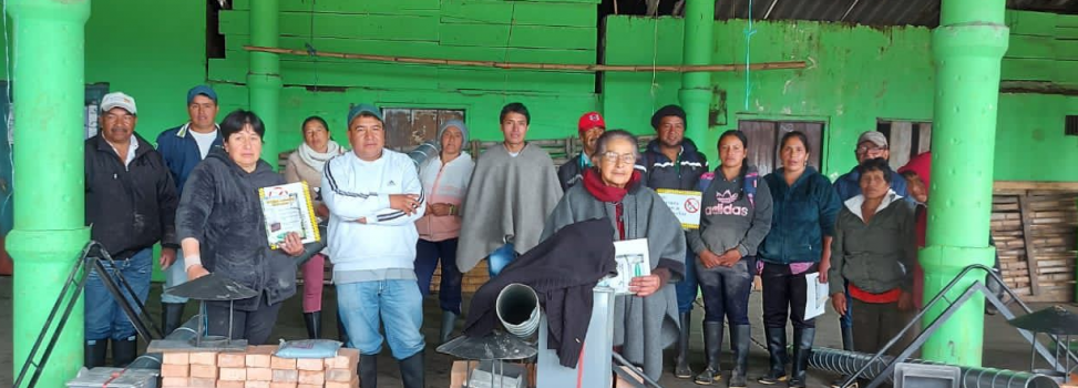 Comunidades del municipio de Puracé se benefician con la entrega de Estufas Ecoeficientes