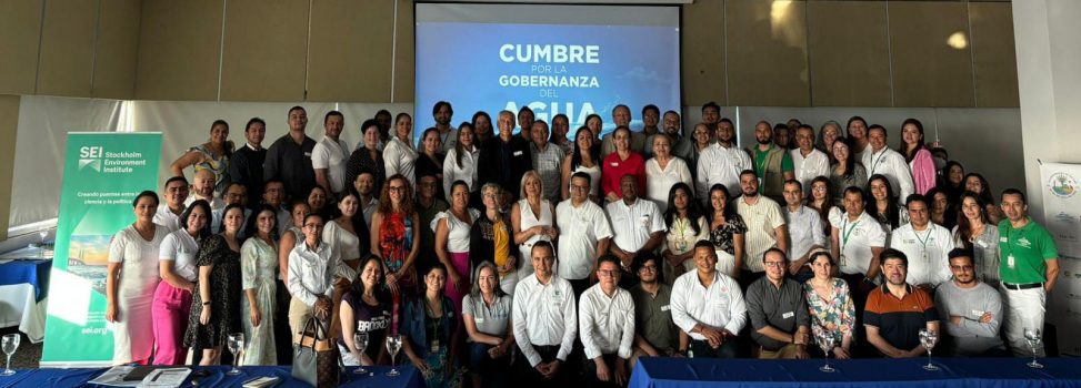 Cumbre por la gobernanza del agua en Colombia priorizó cuatro líneas de acción