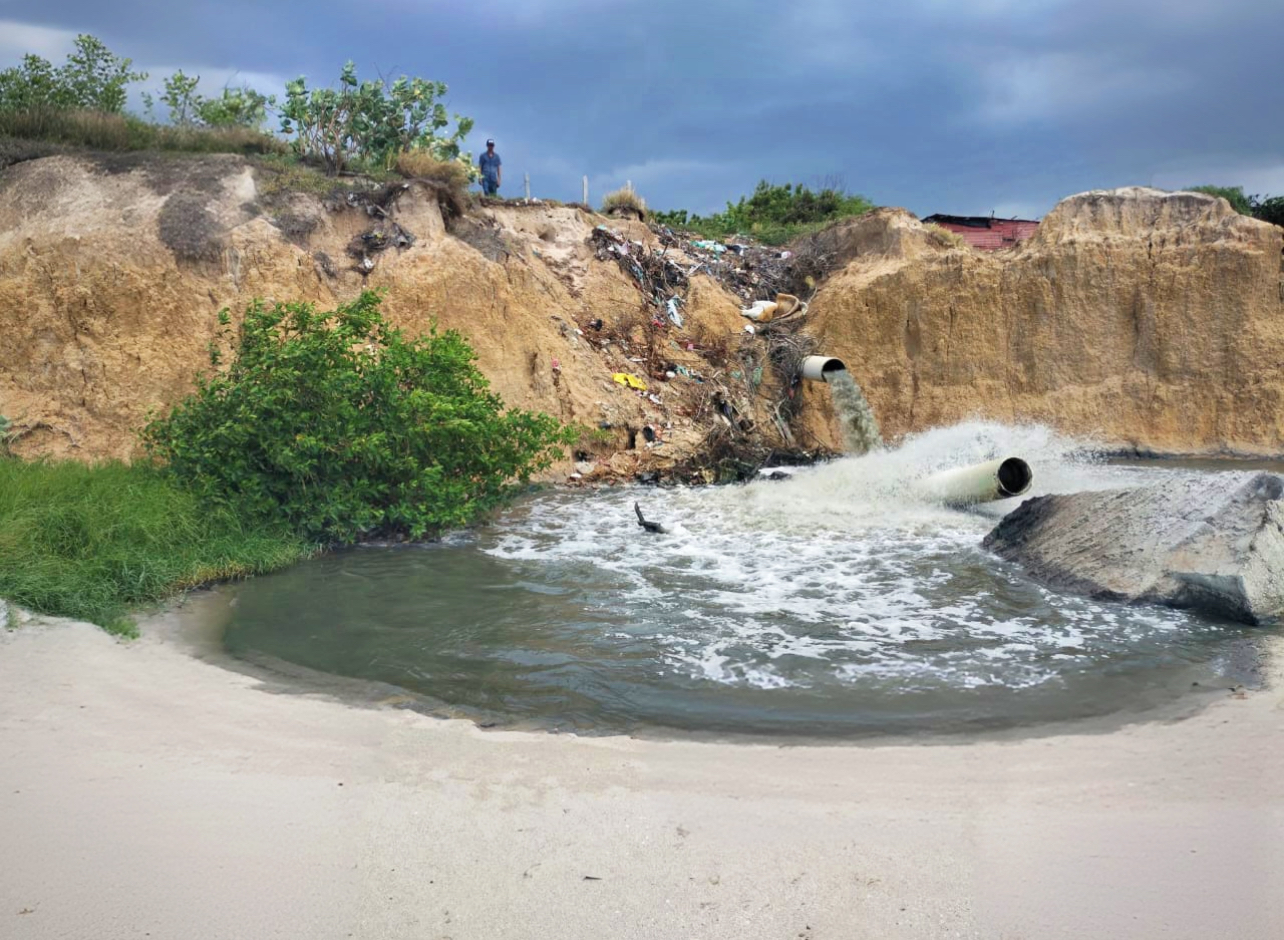Corpoguajira ordena investigación ambiental contra la Alcaldía deRiohacha y Aqualia E.S.P. por vertimientos de aguas residuales al mar Caribe